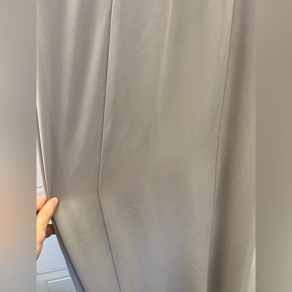 Show me your MuMu Eliza one-shoulder dress in dove grey - Picture 6 of 13